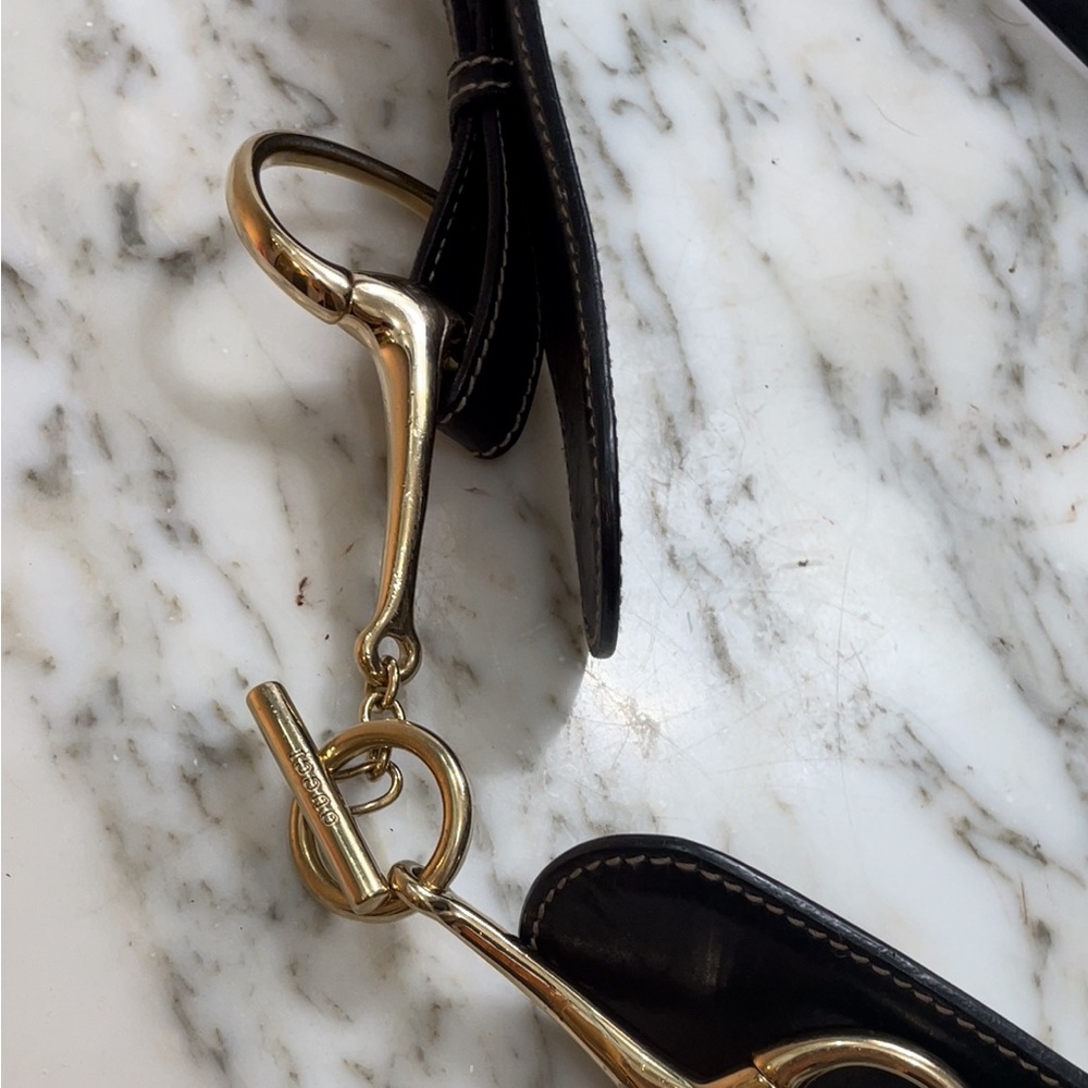 Gucci women black belt